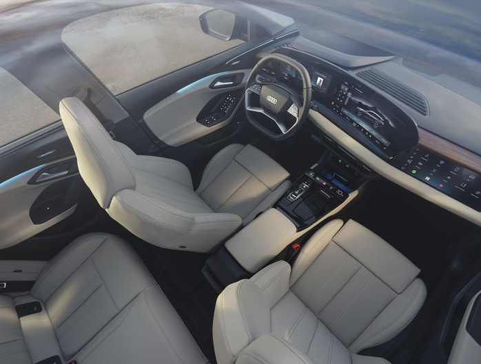 groep thoen audi Q6 e-tron interior top view