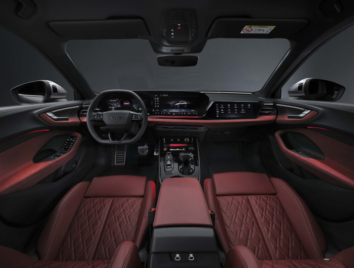 Groep Thoen Audi S5 interieur rood