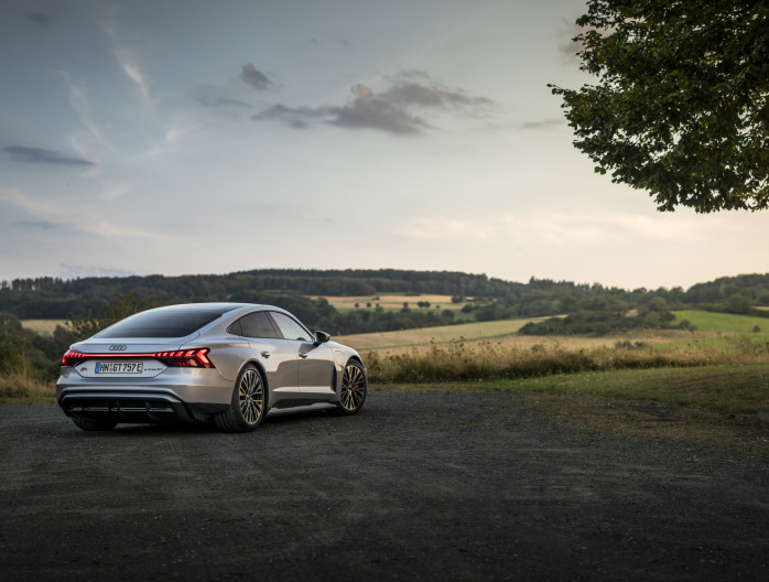 Groep Thoen Audi S e-tron GT rear view outdoors